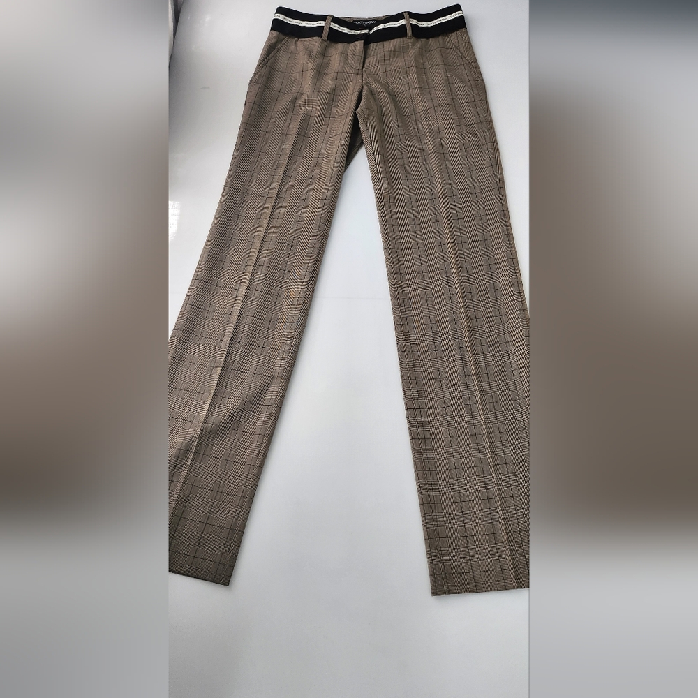 Vintage Dolce & Gabbana Plaid Pants - Size 4